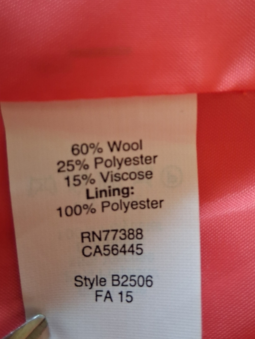 J..Crew Cocoon coat in Italian stadium-cloth wool blend Size 4 NWOT - Picture 8 of 11